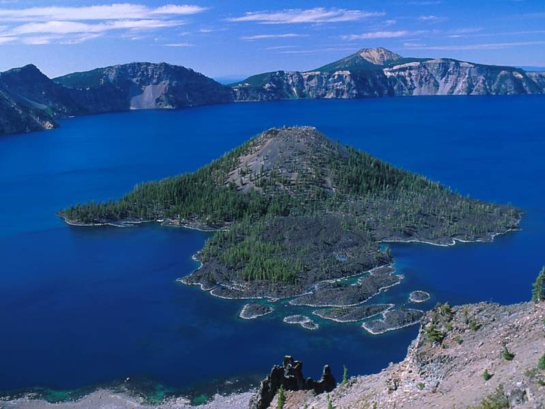 Wizard Island, Crater Lake National Park, Oregon